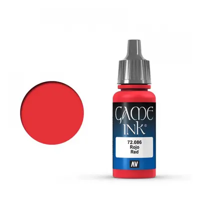 Vallejo Game Color 72086 Red Ink (18 ml)