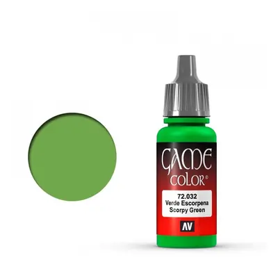 Vallejo Game Color 72032 Escorpena Green (18 ml)