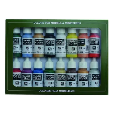 Vallejo Model Color 16 color Set 70140 Basic Colors Usa (16)