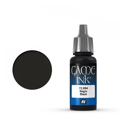 Vallejo Game Color 72094 Black Ink (18 ml)