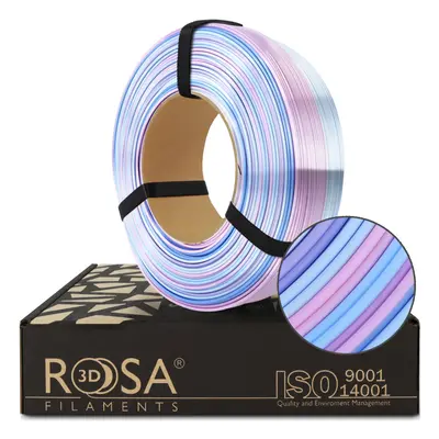 ROSA 3D Filaments PLA SILK REFILL Multicolor 1,75 mm ROSA 1 kg Candy