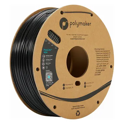 PolyLite ASA 1,75 mm Polymaker černá, 1 kg