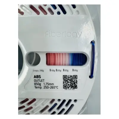 ABS filament OUTLET 1,75 mm Fiberlogy 0,85 kg