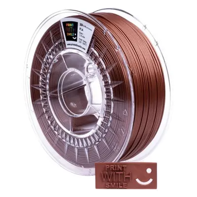 PLA filament Copper Brown 1,75 mm Print With Smile 500 g