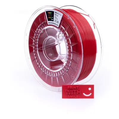 PET-G filament Red 1,75 mm Print With Smile 1kg