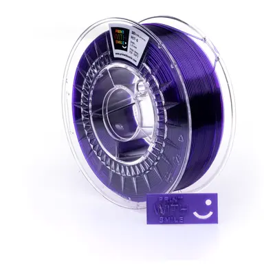 PET-G filament Violet Glass TR 1,75 mm Print With Smile 1kg