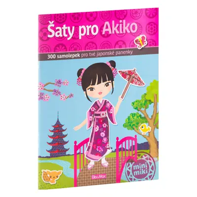 Šaty pro AKIKO - kniha samolepek