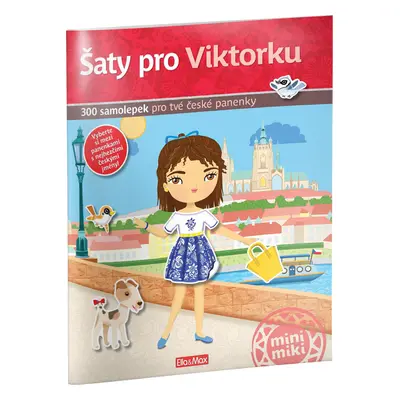 Šaty pro VIKTORKU ─ Kniha samolepek