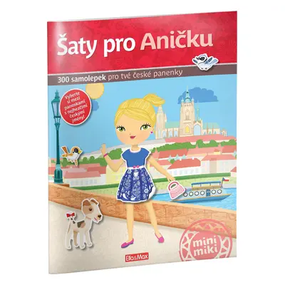 Šaty pro ANIČKU ─ Kniha samolepek