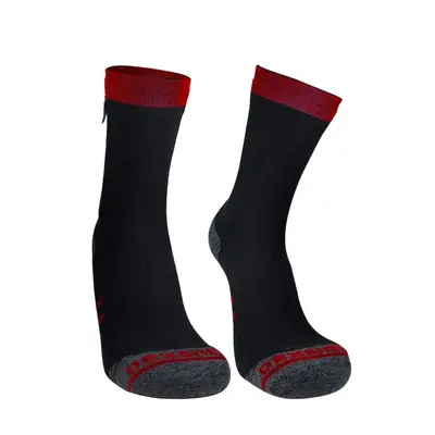 Nepromokavé ponožky DexShell Running Lite Sock - Red