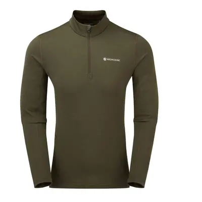 Montane Dart Zip Neck T-Shirt - Kelp Green