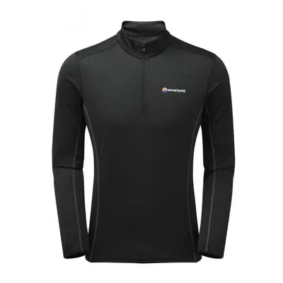 Montane Dart Zip Neck T-Shirt - Black