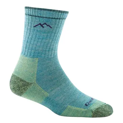 Darn Tough Hiker Micro Crew Midweight dámské merino ponožky - Aqua Heather