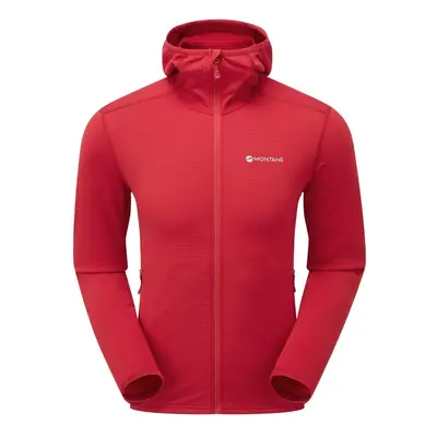 Montane Protium Lite Hoodie - Acer Red, M, dlouhý zip