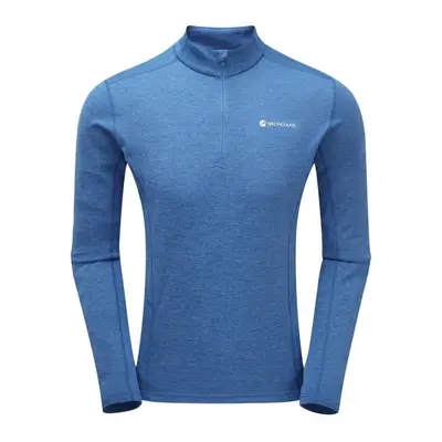 Montane Dart Zip Neck T-Shirt - Electric Blue