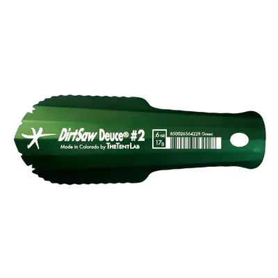 TheTentLab DirtSaw Deuce® #2 UL Trowel - Zelená,TheTentLab DirtSaw Deuce® #2 UL Trowel - Zelená