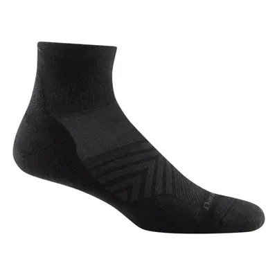 Darn Tough Run 1/4 Ultra-Lightweight pánské merino ponožky - Black, M,Darn Tough Run 1/4 Ultra-L