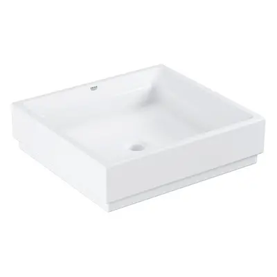 Grohe Cube Ceramic - Umyvadlo bez přepadu, 500x470 mm, PureGuard, alpská bílá 3948100H