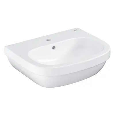 Grohe Euro Ceramic - Umyvadlo s přepadem, 550x450 mm, alpská bílá 39336000