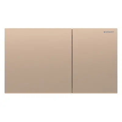 Geberit Sigma70 - Ovládání splachování, easy to clean, kartáčované červené zlato 115.622.QB.1