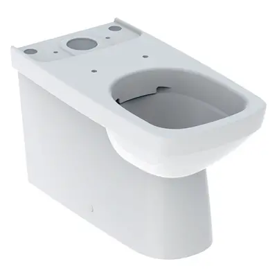 Geberit Selnova Square - WC kombi mísa, spodní/zadní odpad, Rimfree, bílá 500.489.01.7