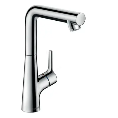 Hansgrohe Talis S - Umyvadlová baterie s výpustí a otočným výtokem, chrom 72105000