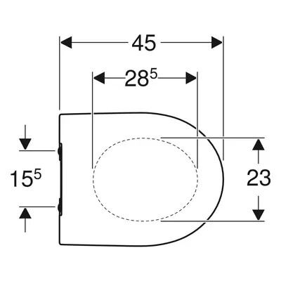 Geberit iCon - WC sedátko, SoftClose, bílá 500.835.01.1