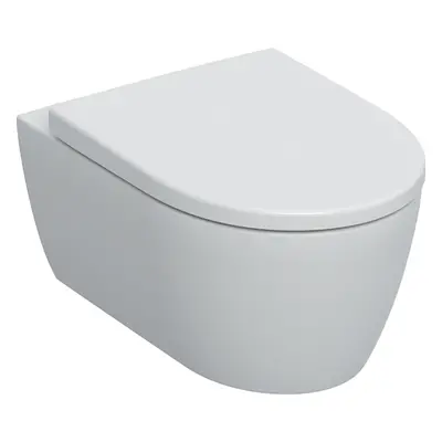 Geberit iCon - Závěsné WC se sedátkem, Rimfree, SoftClose, alpská bílá 501.663.JT.1