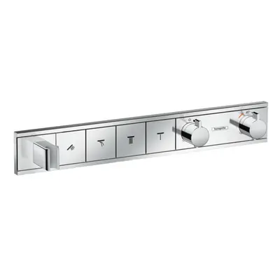 Hansgrohe RainSelect - Baterie pod omítku pro 4 spotřebiče, chrom 15357000