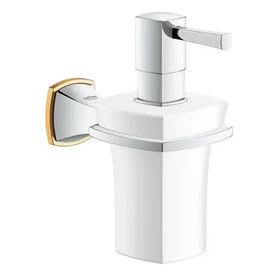 Grohe Grandera - Keramický dávkovač tekutého mýdla, chrom/zlato 40627IG0