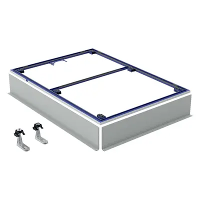 Geberit Setaplano - Instalační rám pro sprchové vaničky, 1200x1200 mm, pro 8 patek 154.490.00.1