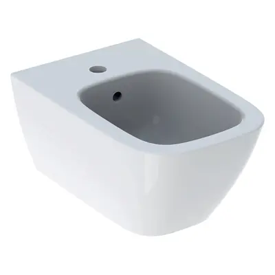 GEBERIT Smyle Square - Závěsný bidet, uzavřený tvar 500.209.01.1