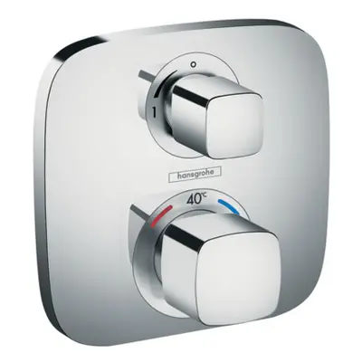 Hansgrohe Ecostat E - Termostatická baterie pod omítku s uzavíracím ventilem, chrom 15707000