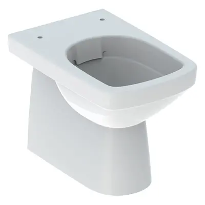 Geberit Selnova Square - Stojící WC, zadní/spodní odpad, Rimfree, bílá 501.564.01.7