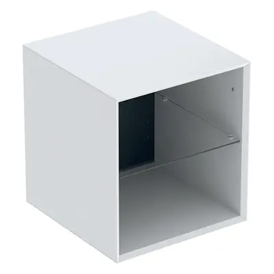 Geberit ONE - Boční skříňka 450x492x470 mm, otevřená, lesklá bílá 505.079.00.1