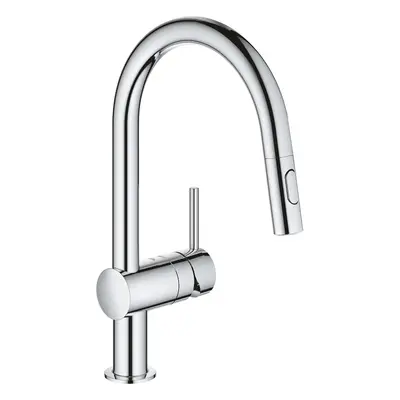 Grohe Minta - Dřezová baterie s výsuvnou sprškou, chrom 32321002