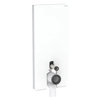 Geberit Monolith Plus - Sanitární modul pro stojící WC, 114 cm, spodní přívod vody, sklo/bílá 13