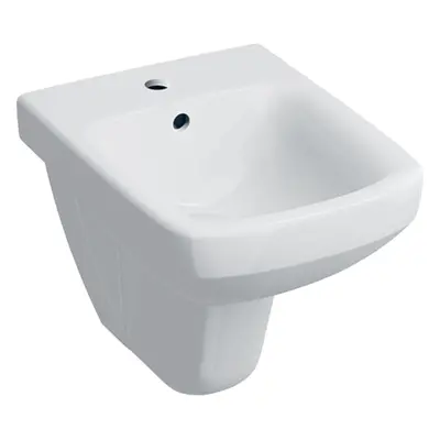 Geberit Selnova Compact - Závěsný bidet, otvor pro baterii, bílá 500.272.01.7