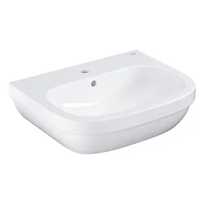 Grohe Euro Ceramic - Umyvadlo s přepadem, 600x480 mm, alpská bílá 39335000