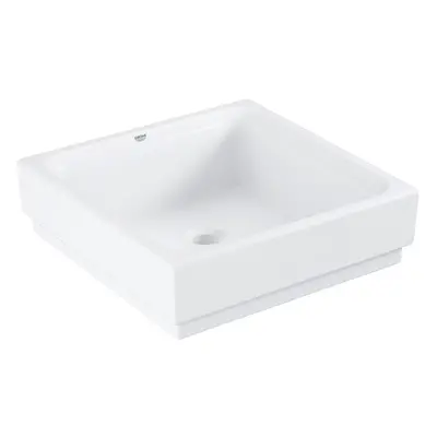 Grohe Cube Ceramic - Umyvadlo bez přepadu, 400x400 mm, PureGuard, alpská bílá 3948200H