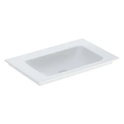 Geberit ONE - Umyvadlo nábytkové 750x480x140 mm, bez přepadu, bez otvoru pro baterii, KeraTect, 