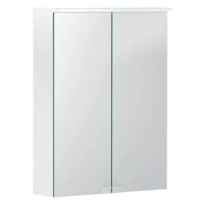 Geberit Option - Zrcadlová skříňka s osvětlením, 500x675x180 mm, bílá 500.257.00.1