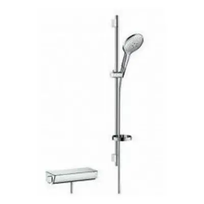 Hansgrohe Raindance Select S - Sprchový set s termostatem, 150 mm, 3 proudy, bílá/chrom 27036400