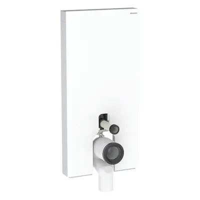 Geberit Monolith Plus - Sanitární modul pro stojící WC, 101 cm, spodní přívod vody, sklo/bílá 13