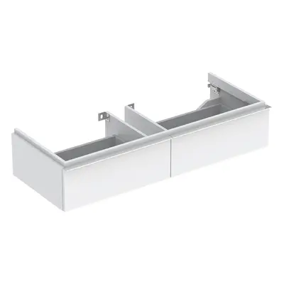 Geberit iCon - Skříňka pod dvojumyvadlo 1200 mm, 2 zásuvky, matná bílá 841120000