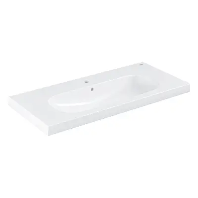 Grohe Euro Ceramic - Umyvadlo s přepadem 1000x460 mm, PureGuard, alpská bílá 3958500H