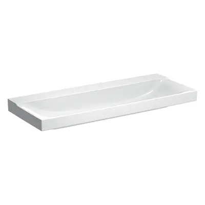 Geberit Xeno 2 - Umyvadlo 1200x480 mm, bez otvoru pro baterii, bez přepadu, s KeraTect, bílá 500