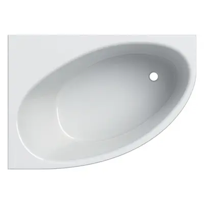 Geberit Selnova - Vana rohová 1400x1000x466 mm, levá, bílá 554.270.01.1