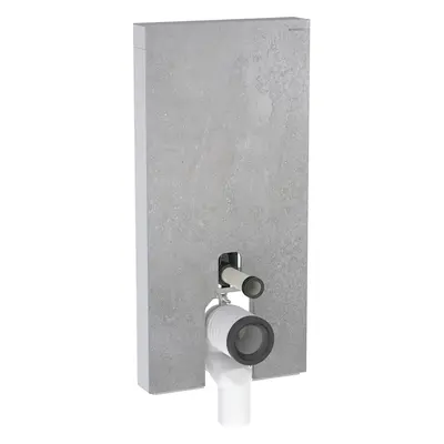 Geberit Monolith Plus - Sanitární modul pro stojící WC, 101 cm, spodní přívod vody, vzhled beton