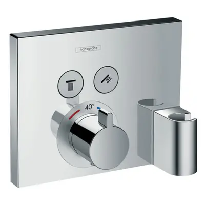 Hansgrohe Shower Select - Termostatická baterie pod omítku, se 2 výstupy, chrom 15765000